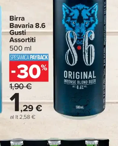 Birra Bavaria 8.6 gusti assortiti