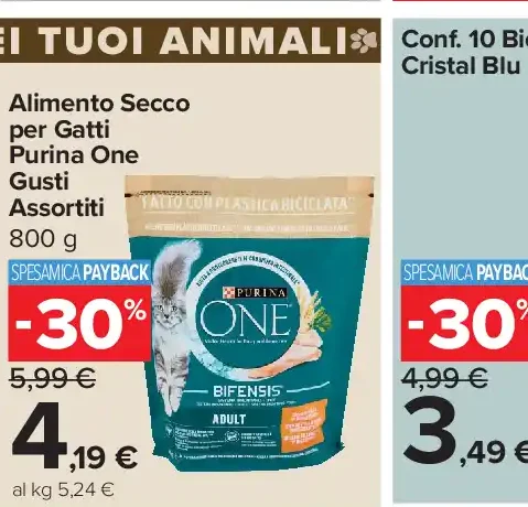 Alimento secco per gatti Purina One