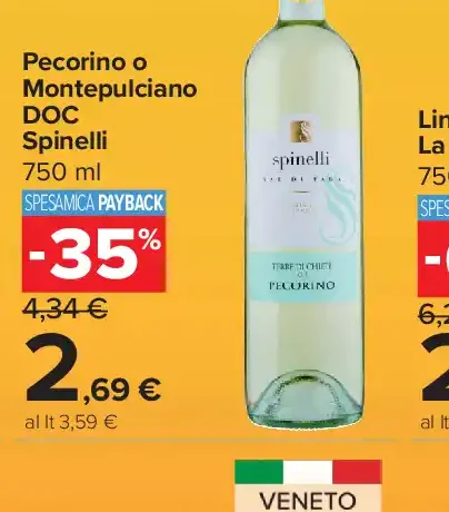 Pecorino o Montepulciano DOC Spinelli