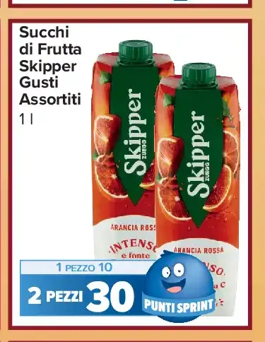 Succhi di frutta Skipper Gusti Assortiti 1 l