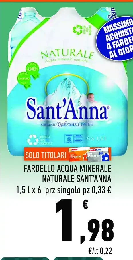 Acqua minerale naturale Sant'Anna