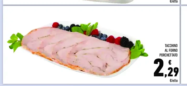 Tacchino al forno porchettato