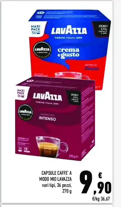 Capsule caffè Lavazza
