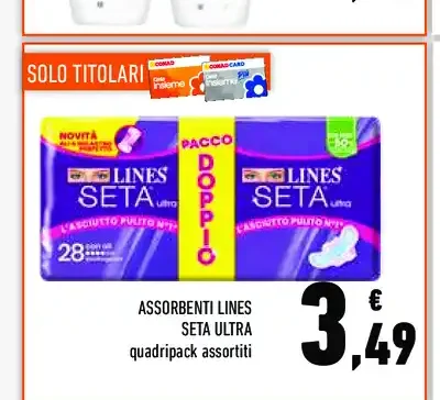 Assorbenti Lines Seta Ultra