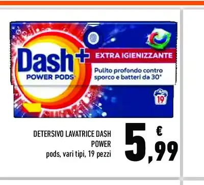 Detersivo lavatrice Dash Power Pods