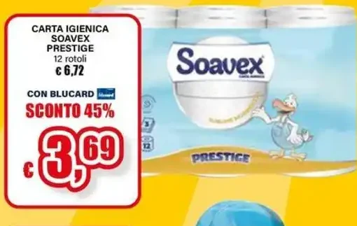 Carta igienica Soavex Prestige