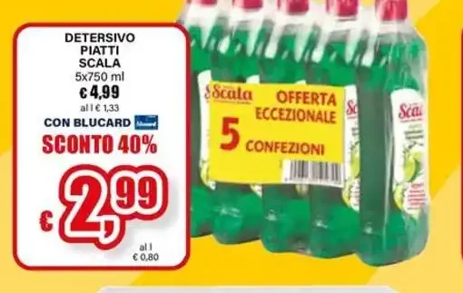 Detersivo piatti Scala