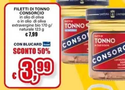 Filetti di tonno Consorcio