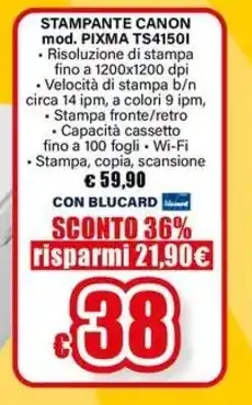 Stampante Canon PIXMA TS4150i