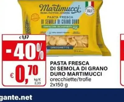 Pasta Fresca di Semola Martimucci