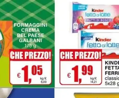 Formaggini Crema Bel Paese