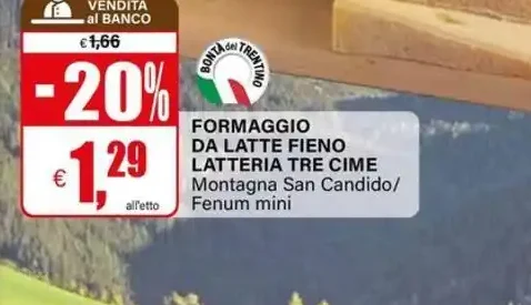 Formaggio da Latte Fieno