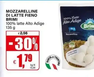 Mozzarelline di Latte Fieno Brimi