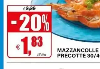 Mazzancolle tropicali precotte