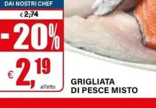 Grigliata di pesce misto