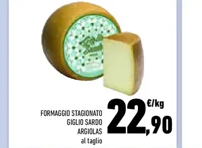 Formaggio stagionato Giglio Sardo Argiolas