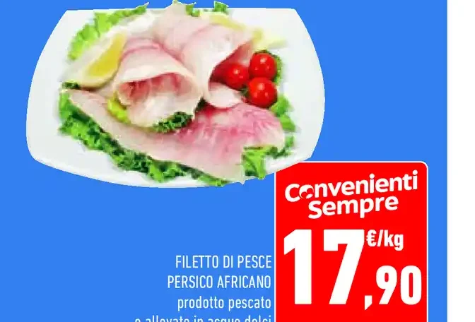 Filetto di pesce persico africano