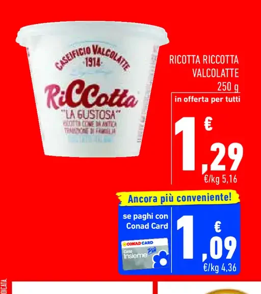 Ricotta Ricotta Valcolatte