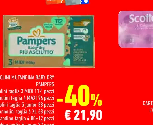 Pannolini mutandina Baby Dry Pampers