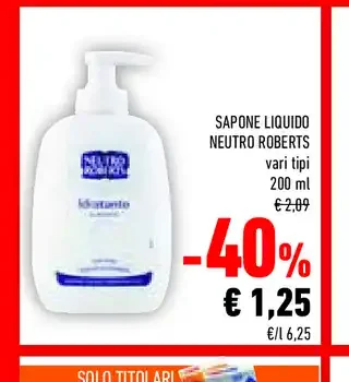Sapone liquido neutro Roberts