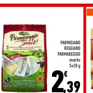 Parmigiano Reggiano Parmareggio snack