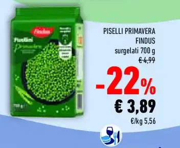Piselli primavera Findus
