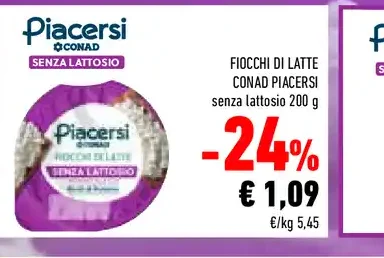 Fiocchi di latte Conad Piacersi