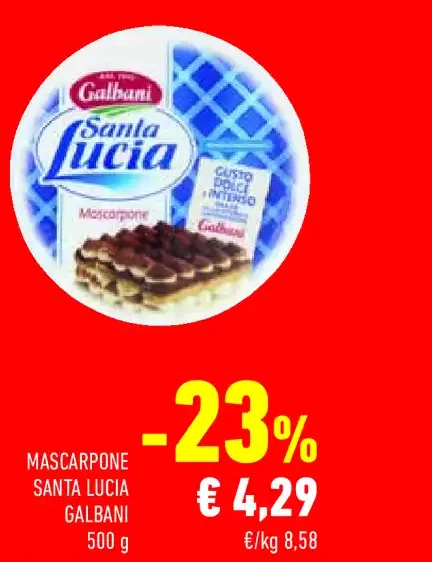 Mascarpone Santa Lucia Galbani