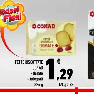 Fette biscottate Conad