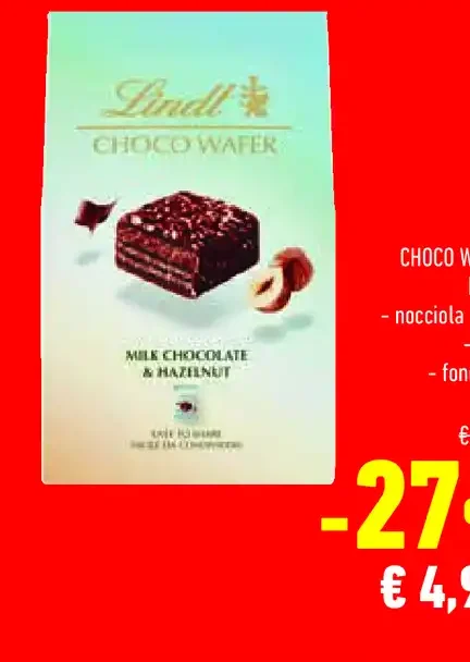 Choco wafer Lindt