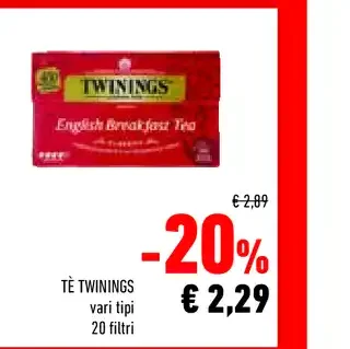 Tè Twinings English Breakfast