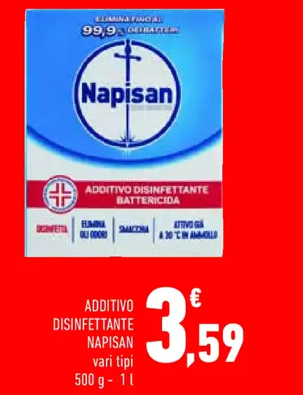 Additivo disinfettante Napisan