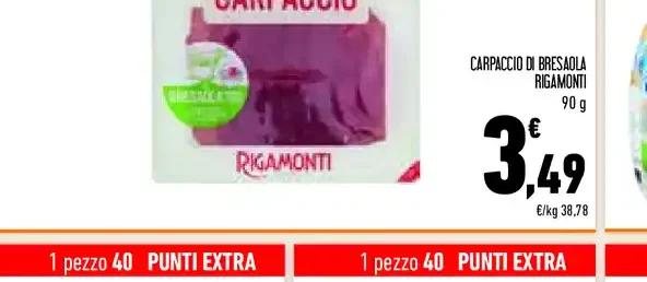 Carpaccio di bresaola Rigamonti