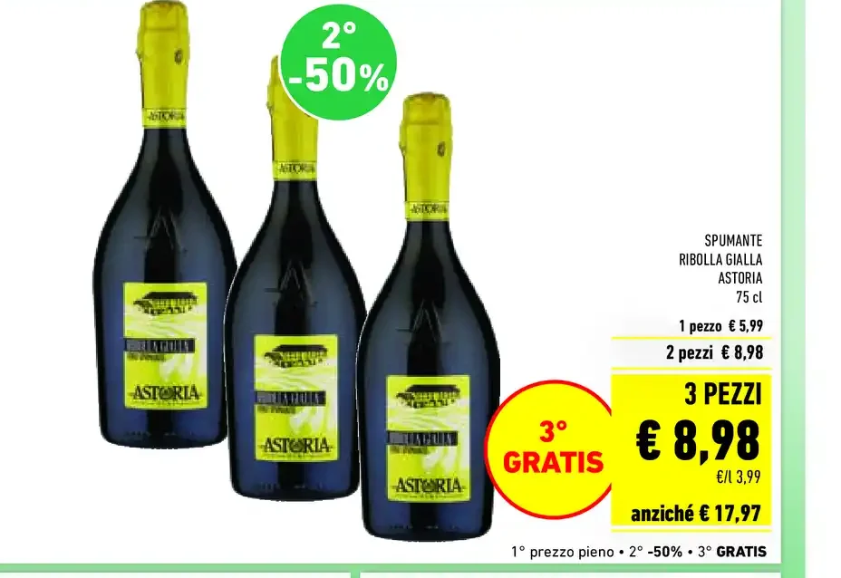 Spumante Ribolla Gialla Astoria 75 cl