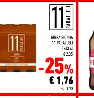Birra bionda 11 Paralleli