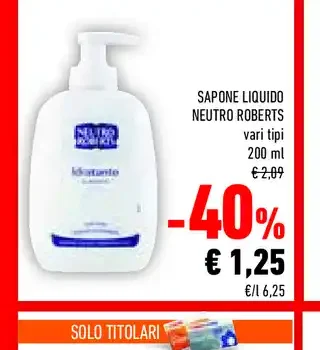 Sapone liquido neutro Roberts