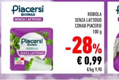 Robiola senza lattosio Conad Piacersi