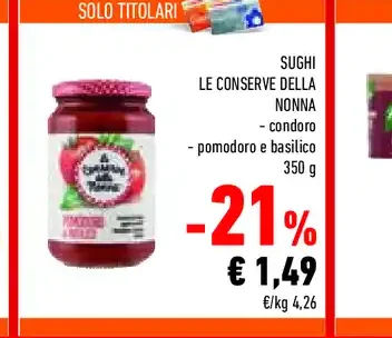 Sugo Le Conserve della Nonna