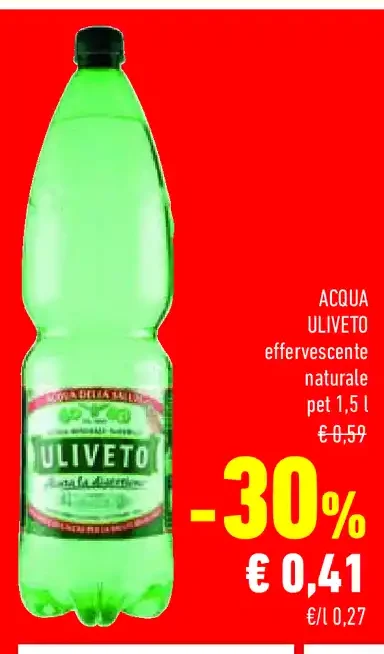 Acqua Uliveto frizzante