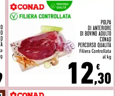 Polpa di anteriore di bovino adulto