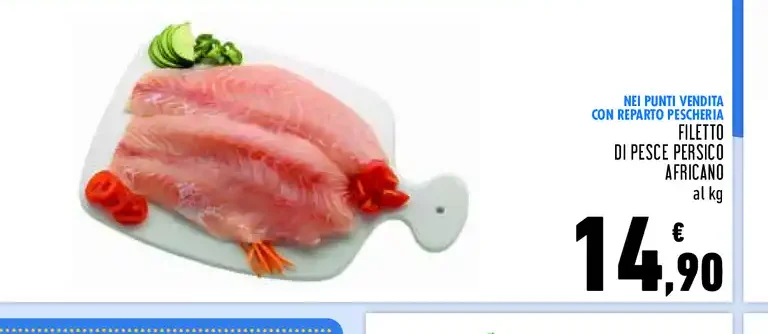 Filetto di pesce persico africano