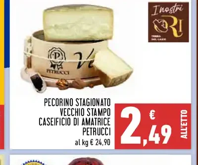 Pecorino stagionato vecchio stampo