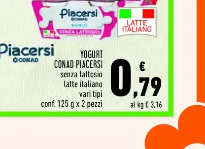 Yogurt Conad Piacersi