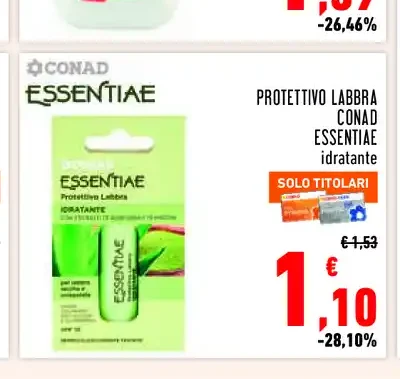 Protettivo labbra Conad Essentiae