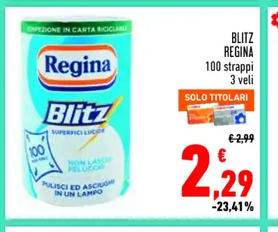 Carta casa Blitz Regina