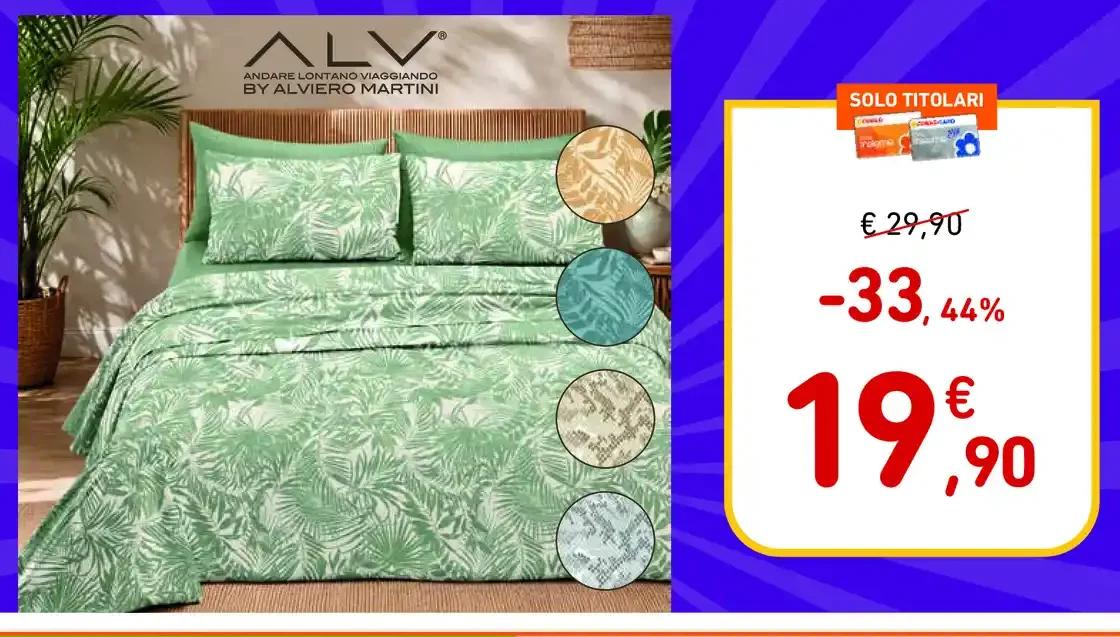 Completo letto 2 piazze Alviero Martini