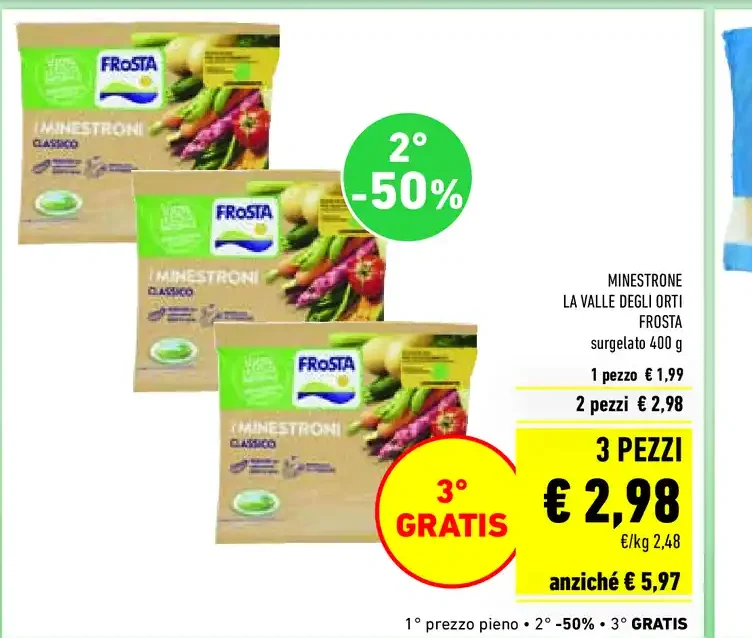 Minestrone La Valle degli Orti Frosta 400 g