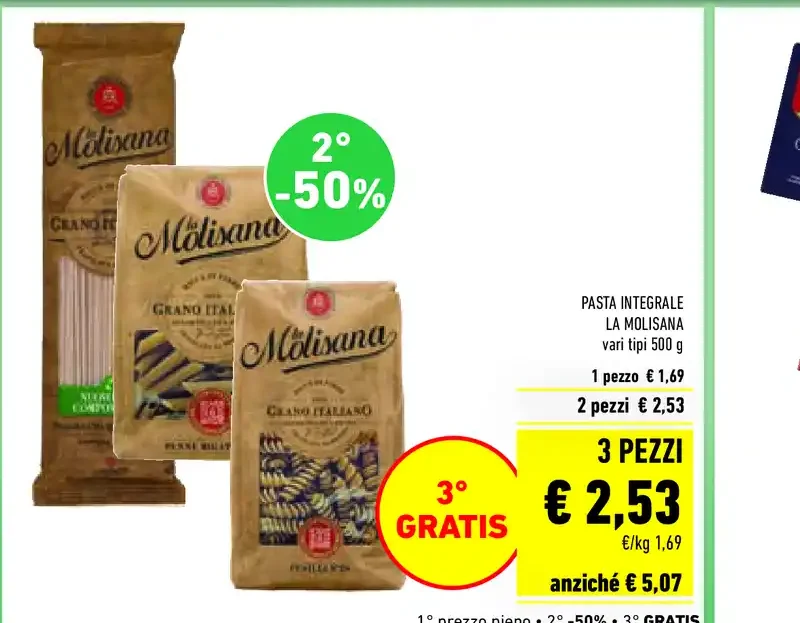 Pasta integrale La Molisana 500 g