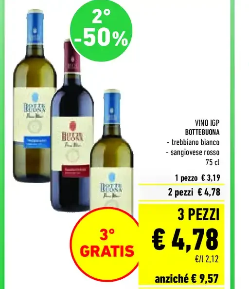 Vino IGP Bottebuona 75 cl