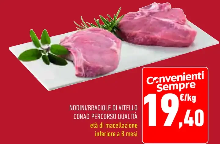 Nodini e braciole di vitello